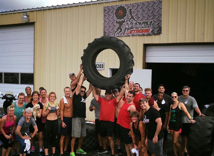 Tire at Maximstrong gym